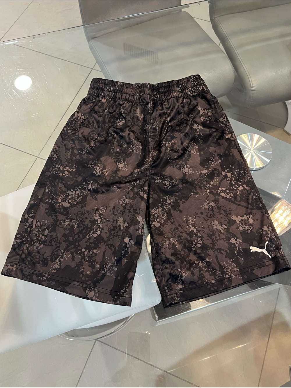 Puma Athletic Shorts boy’s Camo Pattern size large (14/16)